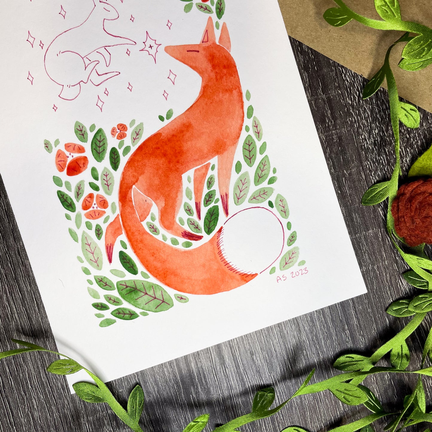 Rabbit's Gift Art Print