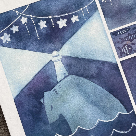 Lighthouse Keeper Art Print