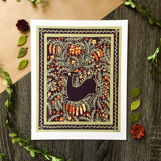 blooming art print