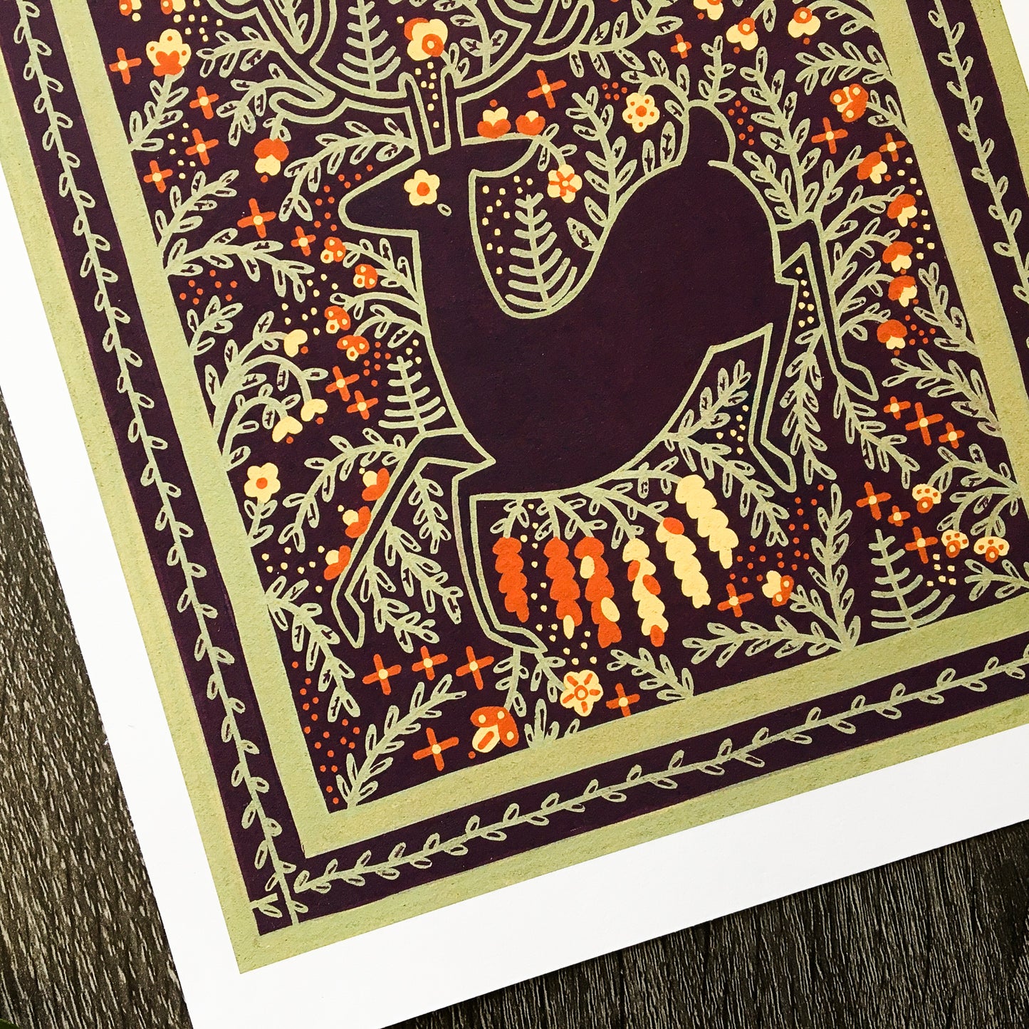 blooming art print
