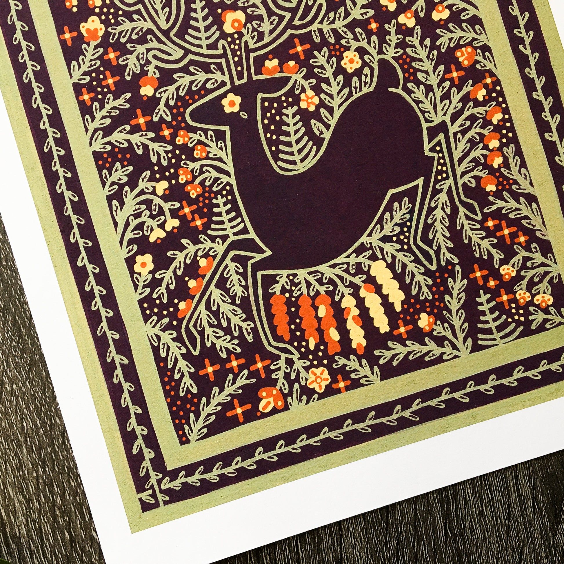 blooming art print