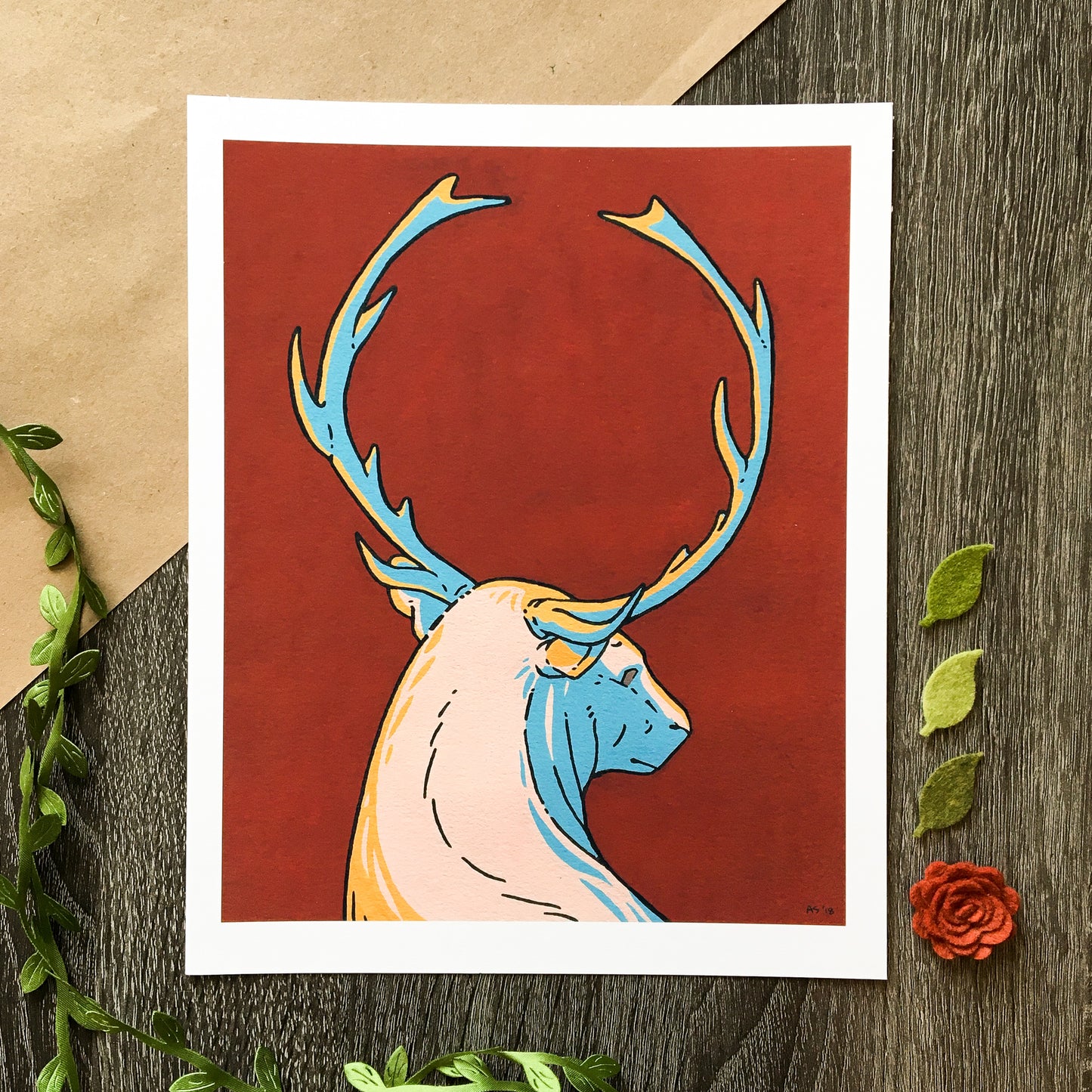 in the distance art print