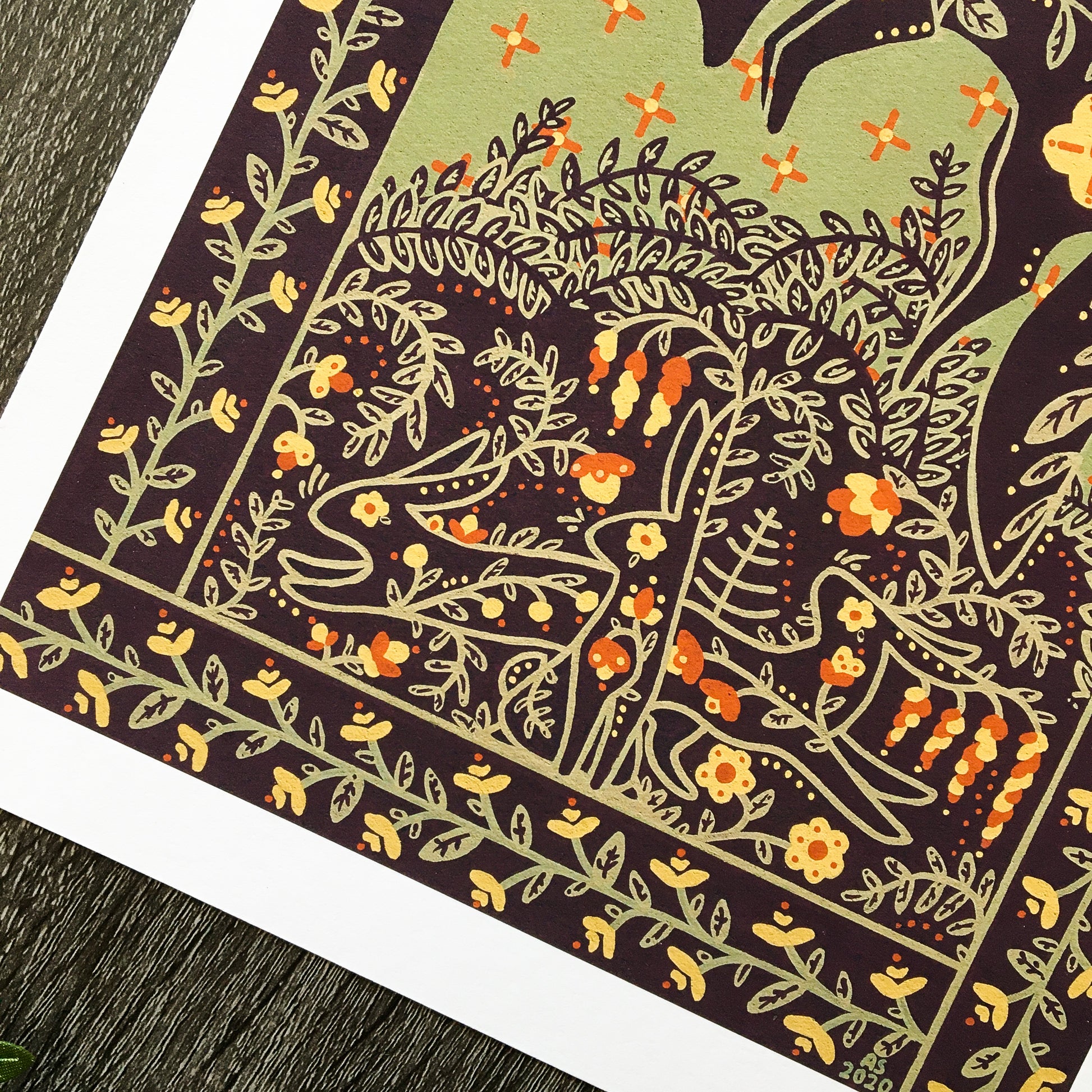 pounce art print
