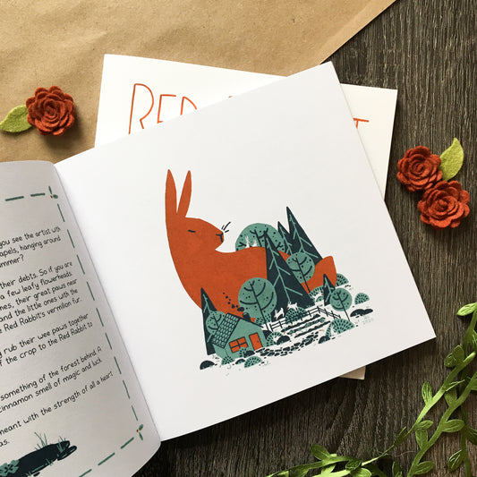 red rabbit art book