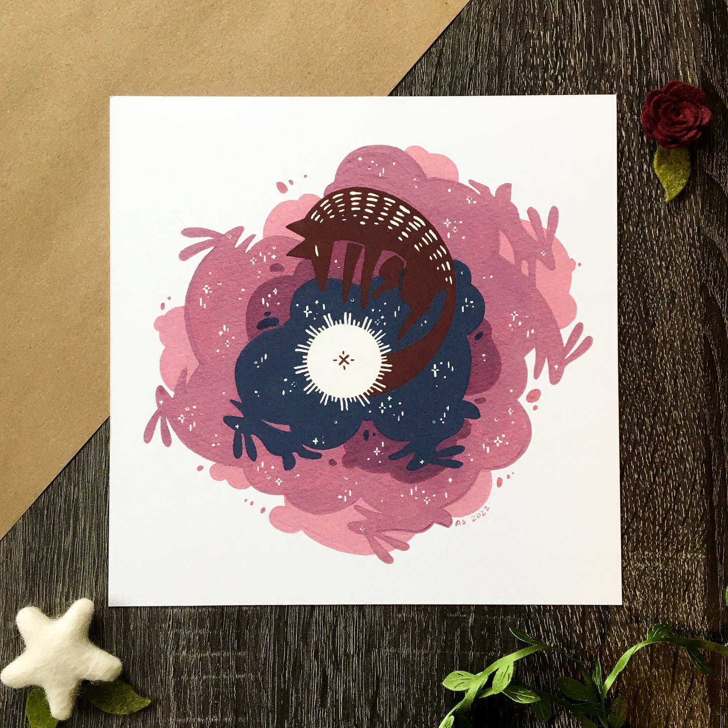 The Fox Nebula Art Print