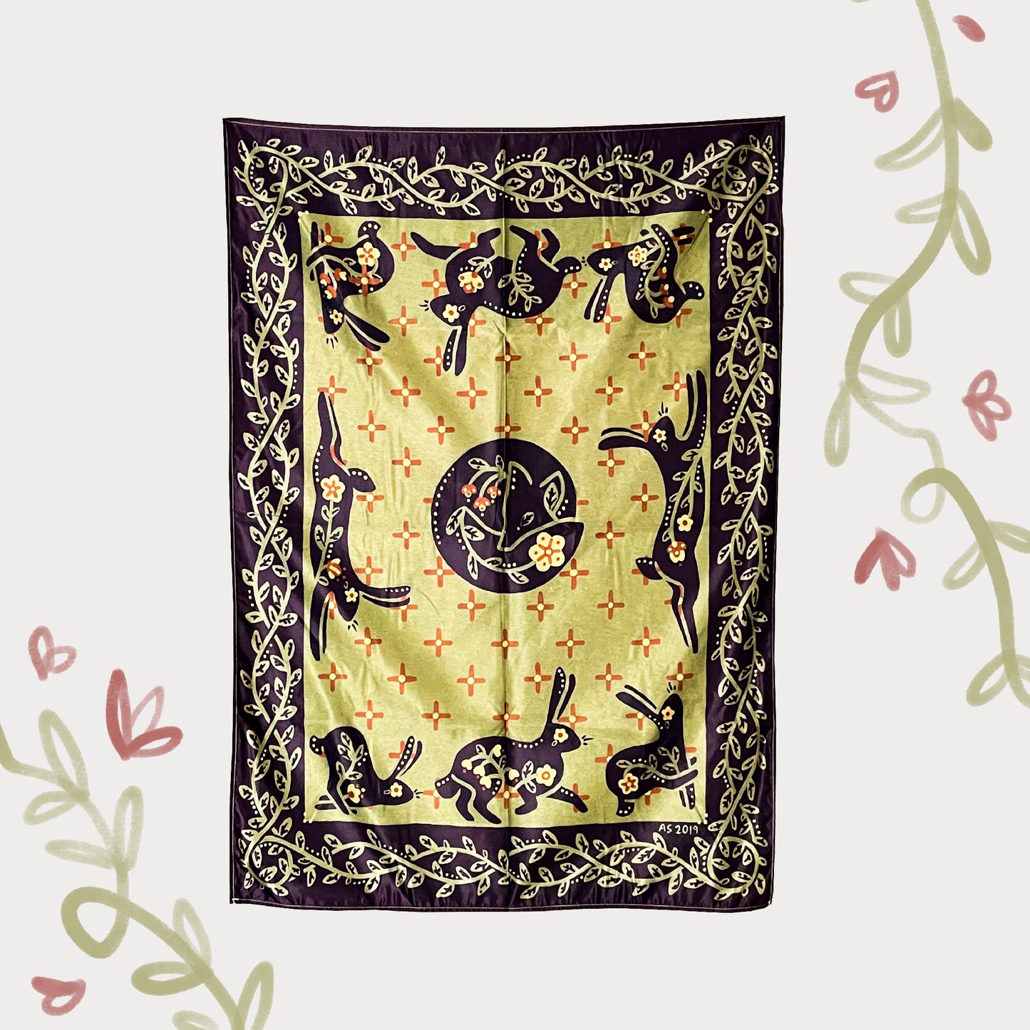 Rabbit Dreams - Tapestry (70x100cm)