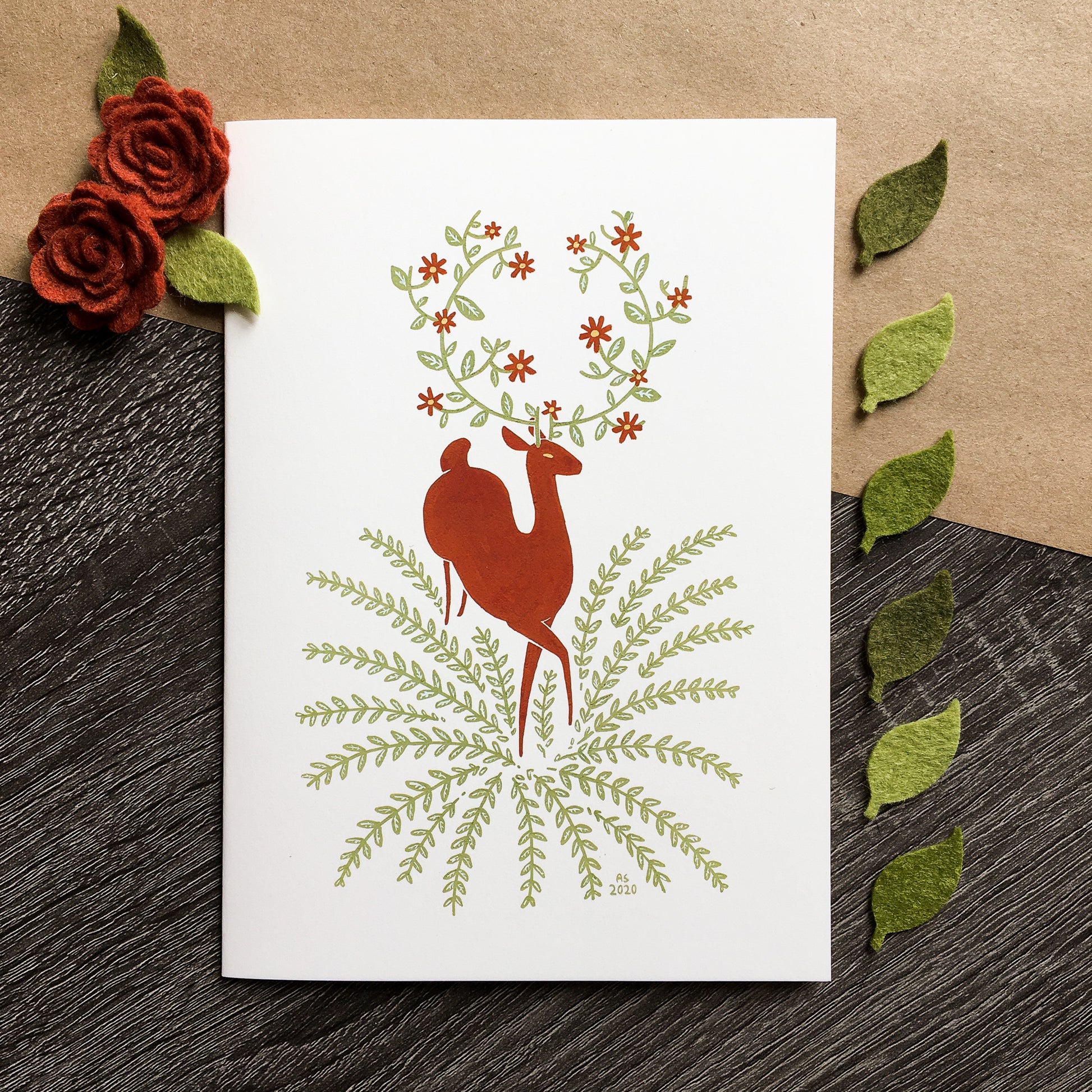 spring herald 5x7 greeting card