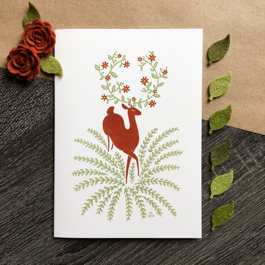 spring herald 5x7 greeting card