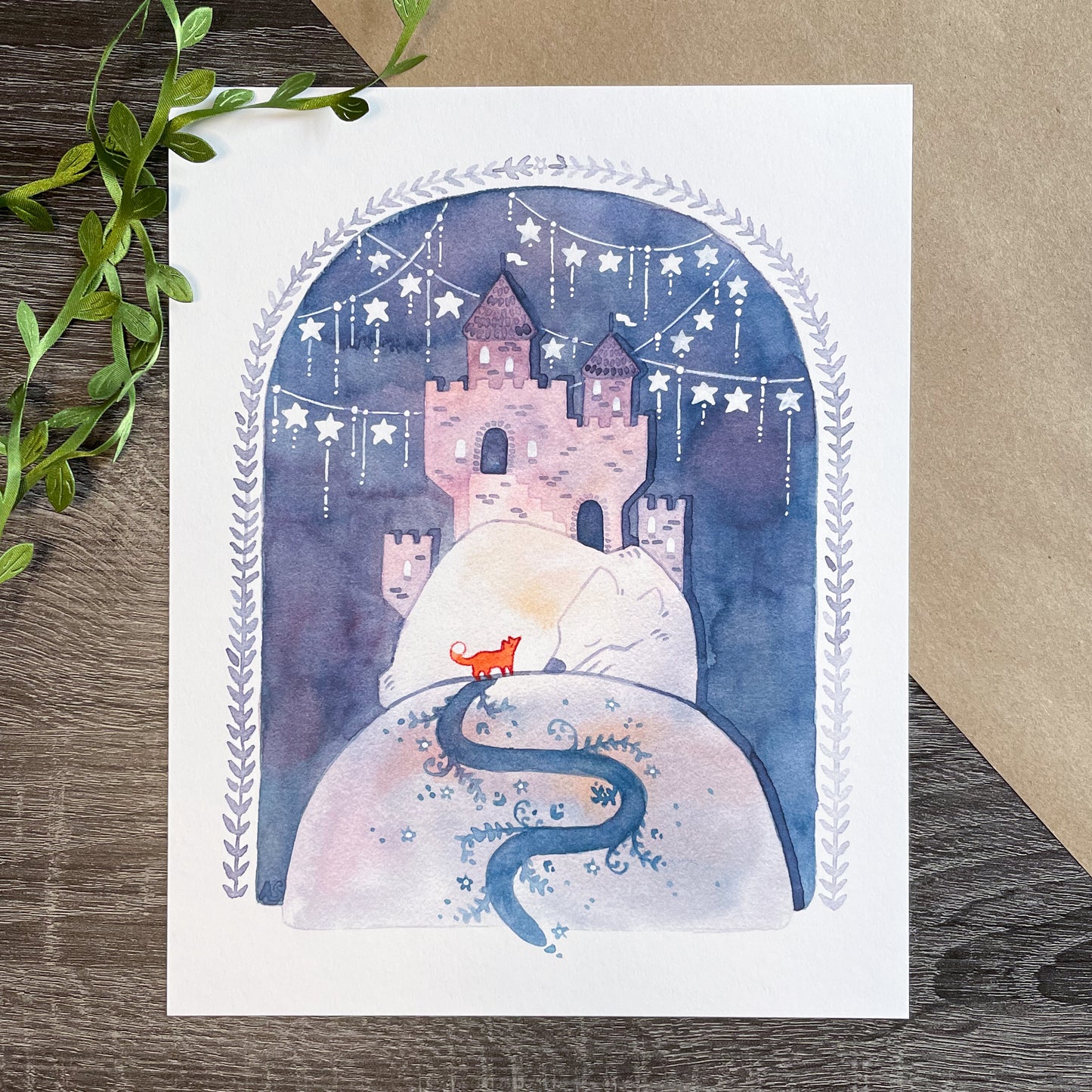 Slumbering Castle Art Print