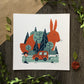 red rabbit: passing by art print