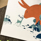 red rabbit: visitors original art