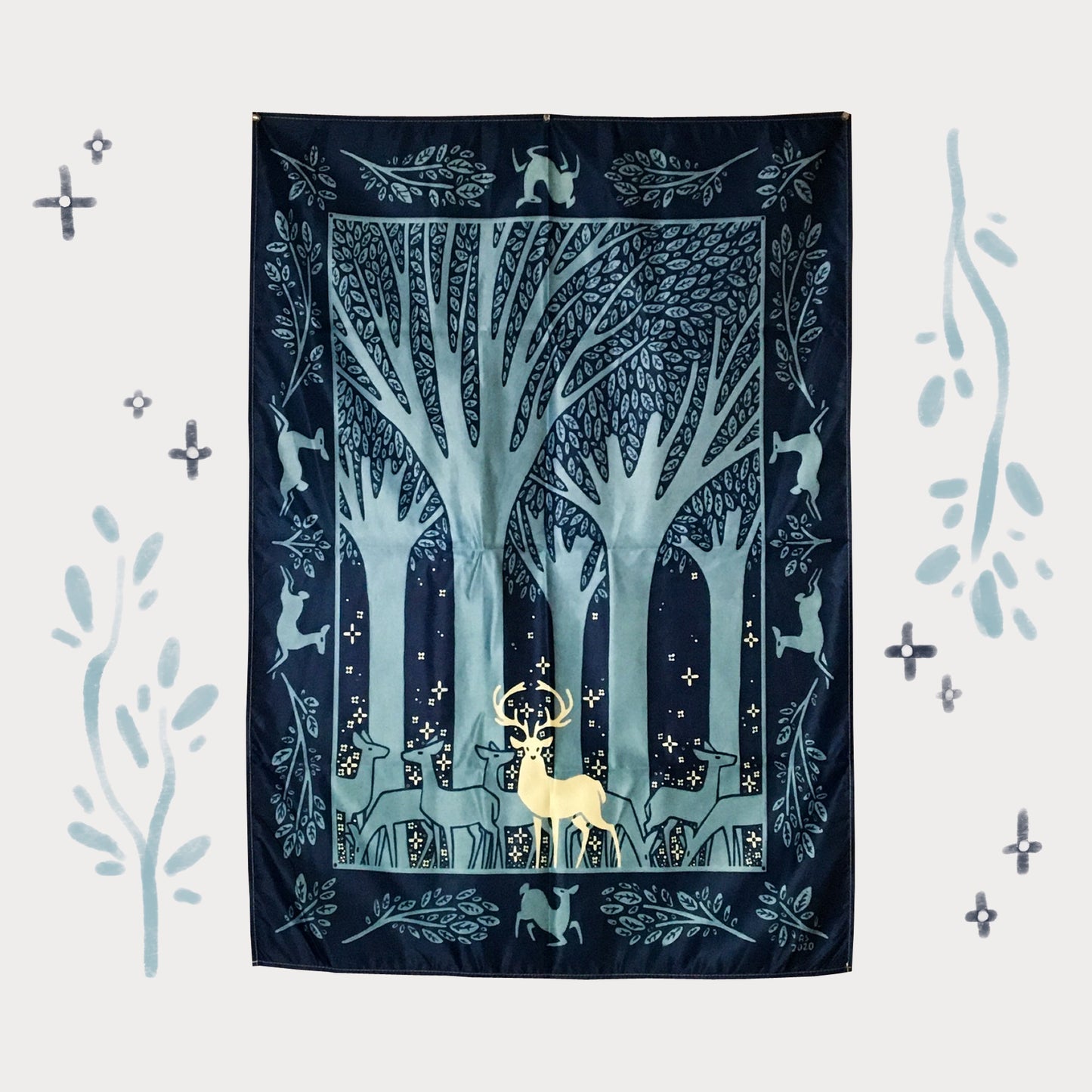 Woods Full of Stardust - Tapestry (70x100cm & 100x130cm)