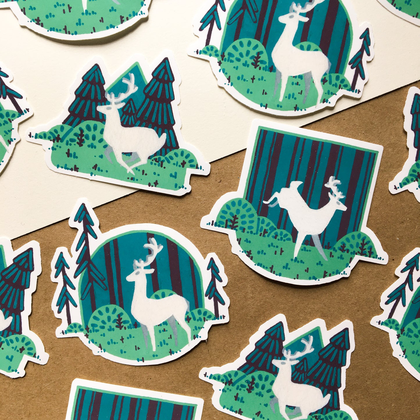 white stags sticker pack